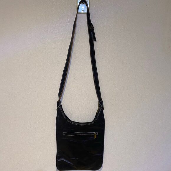 Moroccan Leather Crossbody Bag Women's Shoulder Bag Bohemian Tote Bag - Picture 5 of 7